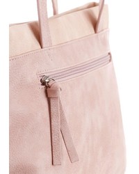rosa Shopper Tasche aus Wildleder von Tamaris
