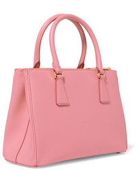 rosa Shopper Tasche mit Reliefmuster von Prada