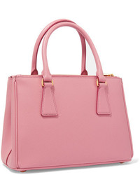 rosa Shopper Tasche mit Reliefmuster von Prada