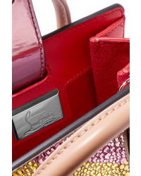 rosa Shopper Tasche mit Reliefmuster von Christian Louboutin