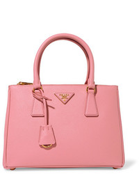 rosa Shopper Tasche mit Reliefmuster von Prada