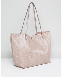 rosa Shopper Tasche von Asos
