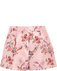 rosa Shorts mit Blumenmuster