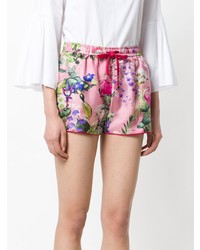 rosa Shorts mit Blumenmuster von F.R.S For Restless Sleepers