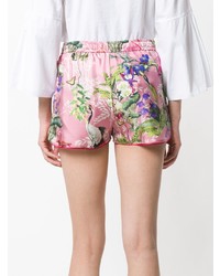 rosa Shorts mit Blumenmuster von F.R.S For Restless Sleepers