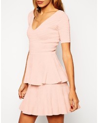 rosa Skaterkleid von Asos