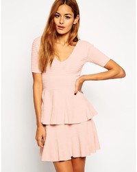 rosa Skaterkleid von Asos