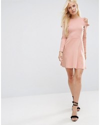 rosa Skaterkleid von Asos