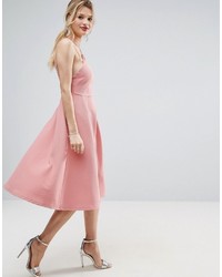 rosa Skaterkleid von Asos