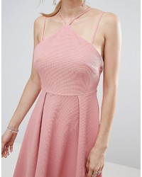 rosa Skaterkleid von Asos