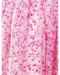 rosa Skaterrock mit Blumenmuster von Fendi