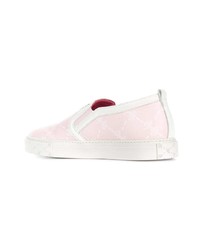 rosa Slip-On Sneakers aus Leder von Blumarine