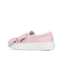 rosa Slip-On Sneakers aus Segeltuch von Joshua Sanders