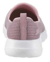 rosa Slip-On Sneakers aus Segeltuch von Skechers