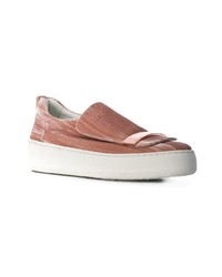 rosa Slip-On Sneakers von Sergio Rossi