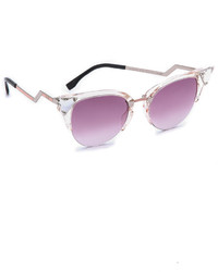 rosa Sonnenbrille von Fendi