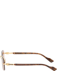 rosa Sonnenbrille von Gucci