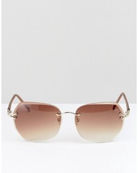 rosa Sonnenbrille von Reclaimed Vintage
