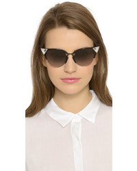 rosa Sonnenbrille von Fendi