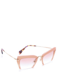 rosa Sonnenbrille von Miu Miu