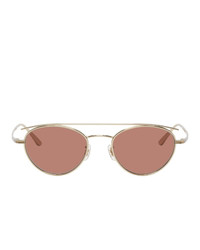 rosa Sonnenbrille von Oliver Peoples The Row