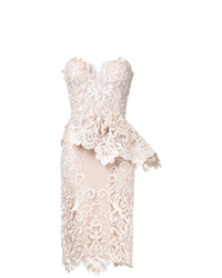 rosa Spitze Etuikleid von Nedret Taciroglu Couture