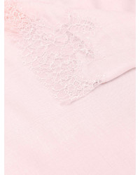 rosa Spitzeschal von Valentino