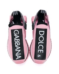 rosa Sportschuhe von Dolce & Gabbana