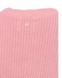 rosa Strick Kurzarmpullover von Nümph
