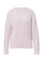 rosa Strick Pullover von Comma