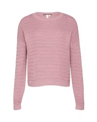 rosa Strick Pullover von QS