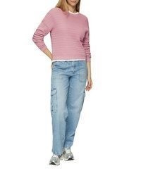 rosa Strick Pullover von QS