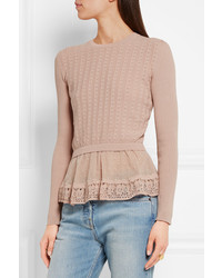 rosa Strick Pullover von RED Valentino