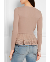 rosa Strick Pullover von RED Valentino