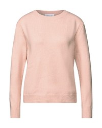 rosa Strick Pullover von STREET ONE STUDIO