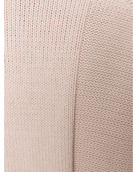 rosa Strickjacke mit einer offenen Front von Agnona