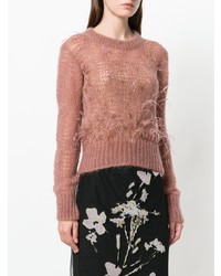 rosa Strickpullover von N°21