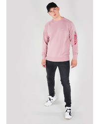 rosa Sweatshirt von Alpha Industries