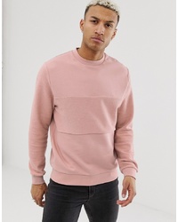 rosa Sweatshirt von ASOS DESIGN