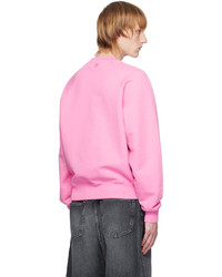 rosa Sweatshirt von AMI Alexandre Mattiussi