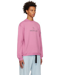 rosa Sweatshirt von Moncler