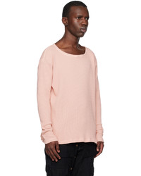 rosa Sweatshirt von Greg Lauren