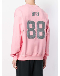 rosa Sweatshirt von Les (Art)ists