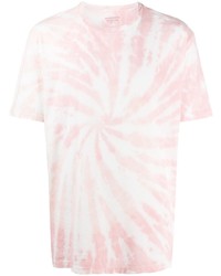 rosa Mit Batikmuster T-Shirt mit einem Rundhalsausschnitt von AllSaints