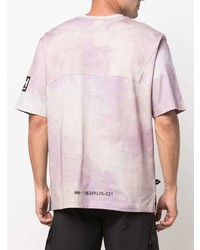 rosa Mit Batikmuster T-Shirt mit einem Rundhalsausschnitt von Helly Hansen