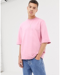 rosa T-Shirt mit einem Rundhalsausschnitt von ASOS WHITE