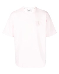 rosa T-Shirt mit einem Rundhalsausschnitt von BAPE BLACK *A BATHING APE®