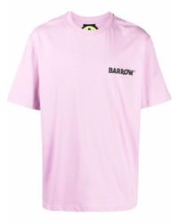 rosa T-Shirt mit einem Rundhalsausschnitt von BARROW