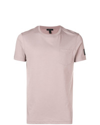 rosa T-Shirt mit einem Rundhalsausschnitt von Belstaff