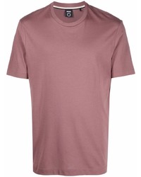 rosa T-Shirt mit einem Rundhalsausschnitt von BOSS